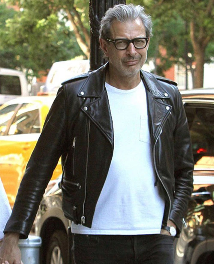 Jeff Goldblum Leather Jacket