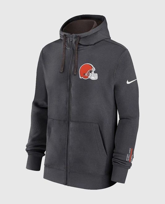 Cleveland Browns Bailey Zappe Full-Zip Hoodie
