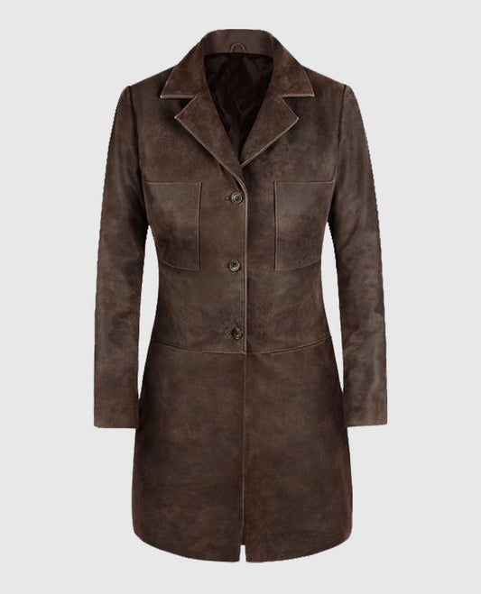 Annabelle Wallis The Mummy Trench Coat