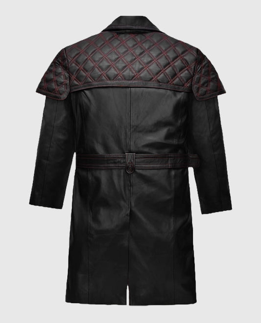 Elvis Presley Leather Long Coat