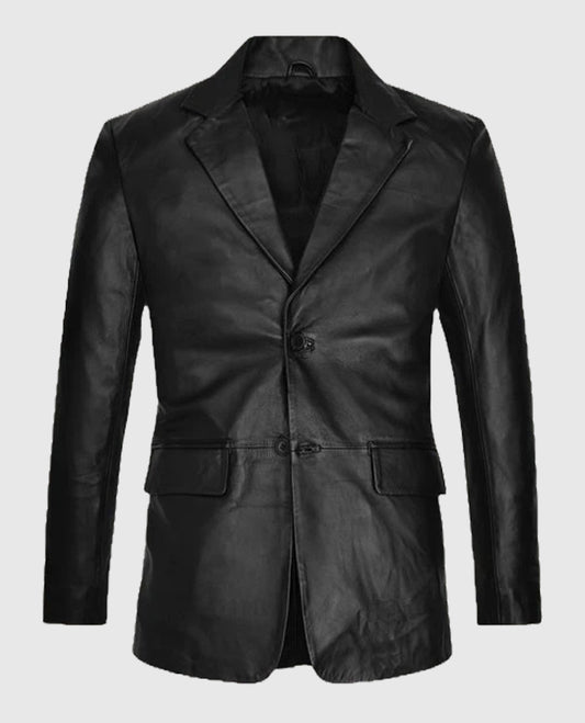 Al Pacino Leather Blazer