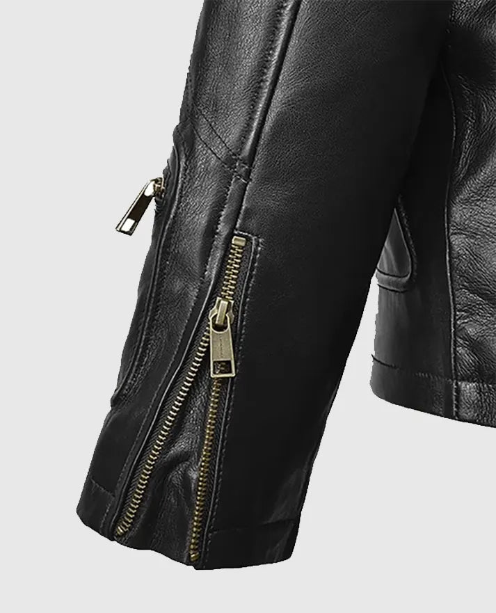 Star Trek Chris Pine Kirk Black Leather Jacket