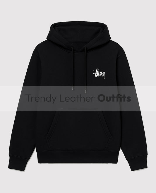 Basic Stussy Black Hoodie
