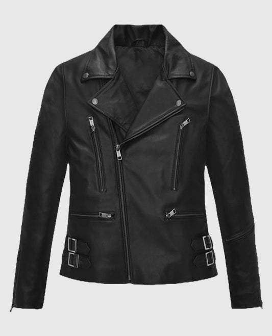 Bruna Marquezine Leather Jacket