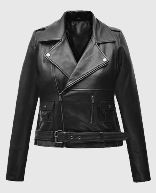 Cate Blanchett Black Leather Jacket