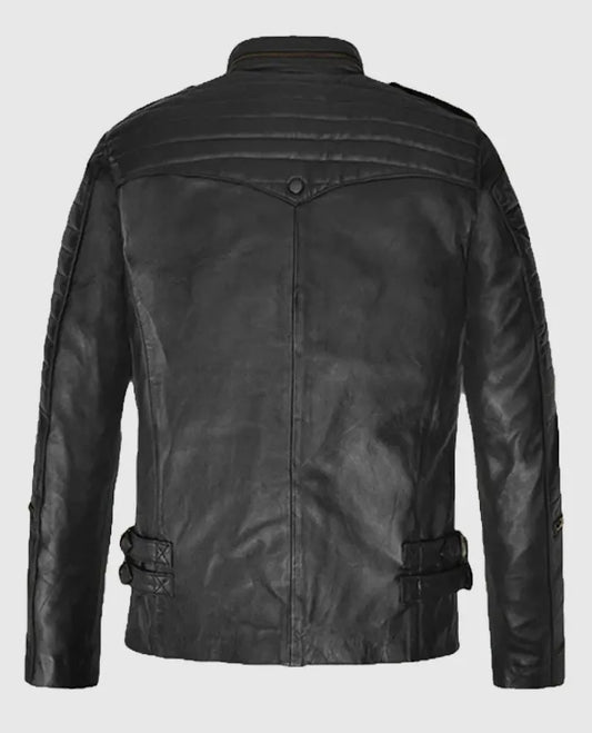 Classic Black Leather Jacket