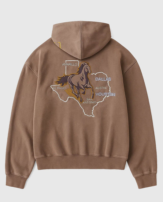 Gap Texas Brown Unisex Pullover Hoodie