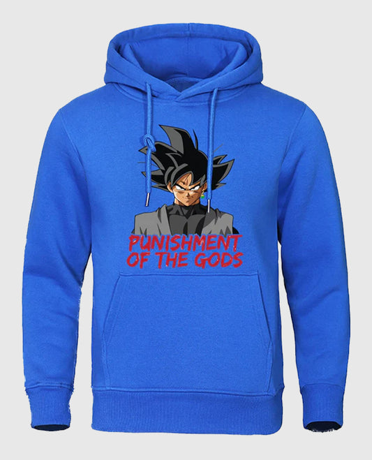 Goku Punishment Blue Hoodie