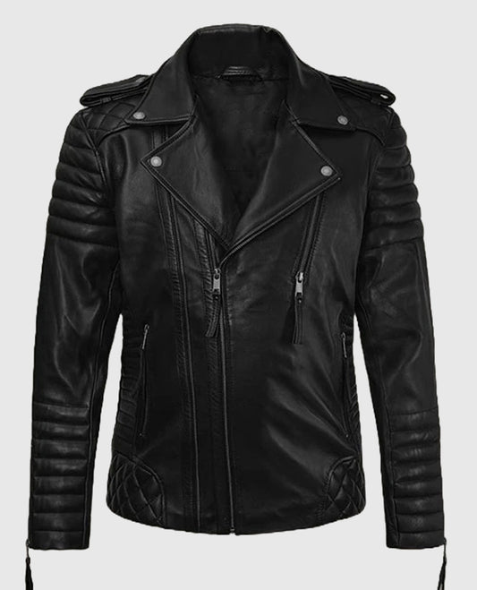 Kevin Durant Black Leather Jacket