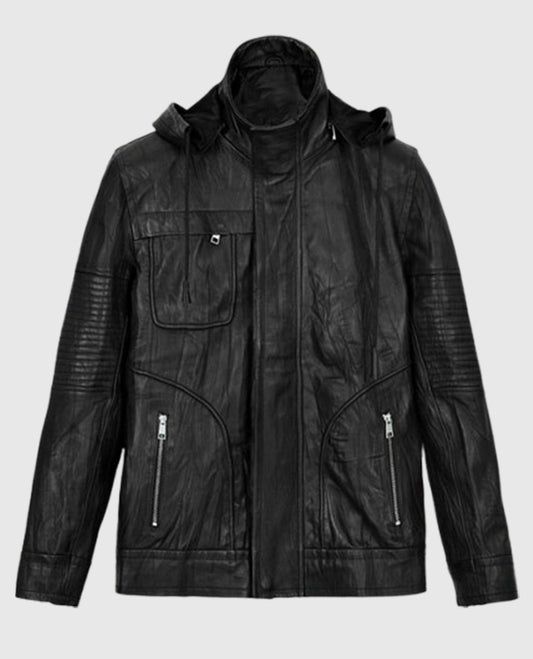 Mission Impossible Ghost Protocol Black Leather Jacket
