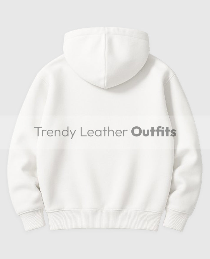 Y2K Kozy White Pullover Hoodie