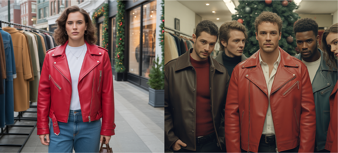 Best Red Leather Jacket Gifts for Men and Women for Christmas 2025