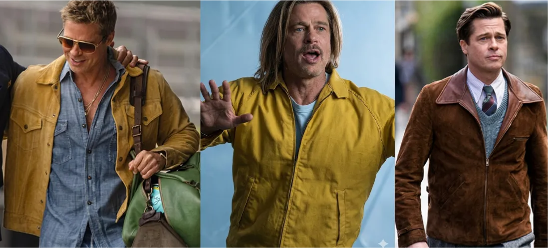 Best Brad Pitt Jackets Inspired by His Iconic Movies