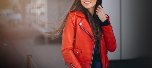 How to Rock a Women’s Red Leather Jacket: A Style Guide
