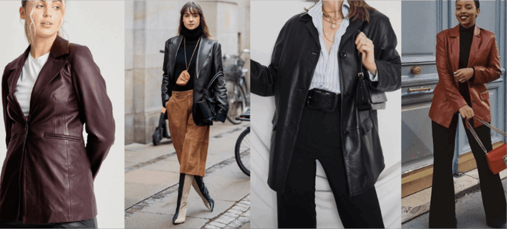 Effortless Ways to Style Women’s Leather Blazer: Outfit Ideas & Fashion Tips