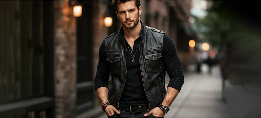 Top 10 Men’s Leather Vests That Are Defining 2025 Style