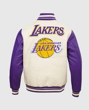 NBA Los Angeles Lakers Women's Purple-white Varsity Jacket