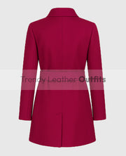 The Christmas Quest 2024 Lacey Chabert Wool Coat
