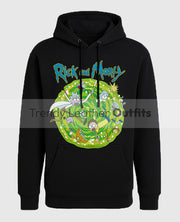Rick and Morty Portal Collage Hoodie