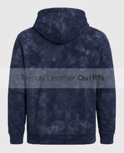 Snorlax Blue Mineral-Wash Pullover Hoodie