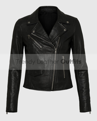 Jessica Henwick The Matrix Resurrections Leather Jacket