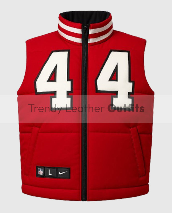 Kristin Juszczyk 49ers Puffer Vest
