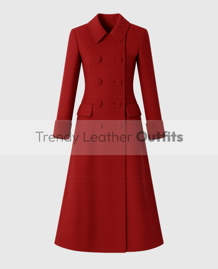 Princess Kate Middleton Red Coat