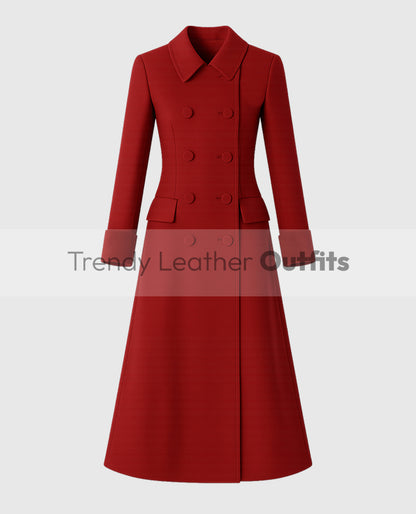Princess Kate Middleton Red Coat