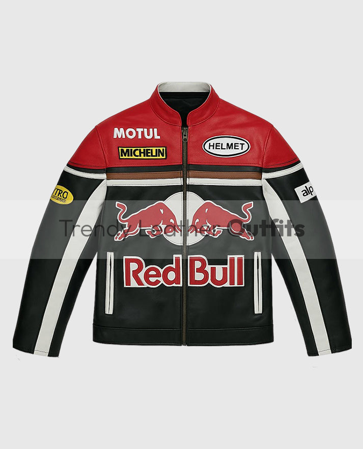 RED BULL Racing Leather Jacket