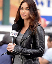 Teenage Mutant Ninja Turtles 2 Megan Fox Black Leather Jacket
