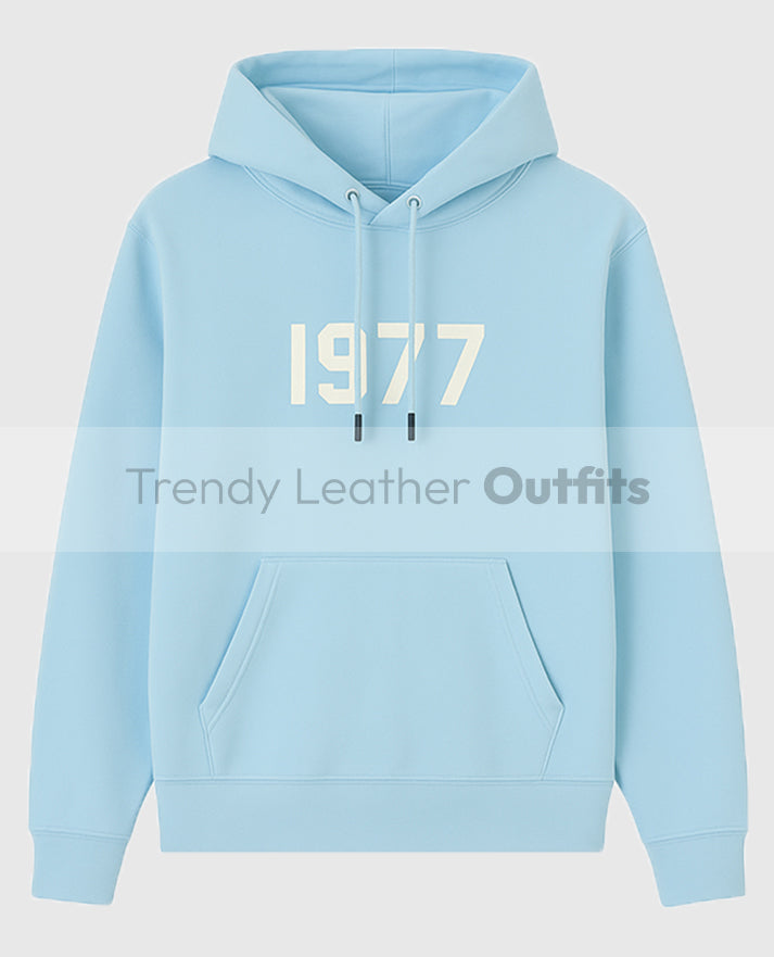1977 Essentials Blue Hoodie