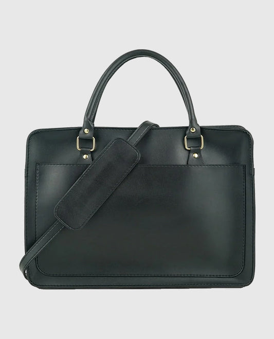 Multi Pockets Laptop Bag (Black)