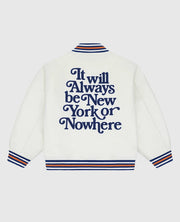 New York or Nowhere Nyon x Mets Motto Varsity Jacket
