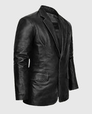 Medieval Leather Blazer For Men