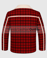 Deadpool Ryan Reynolds Wade Wilson Red Shearling Jacket
