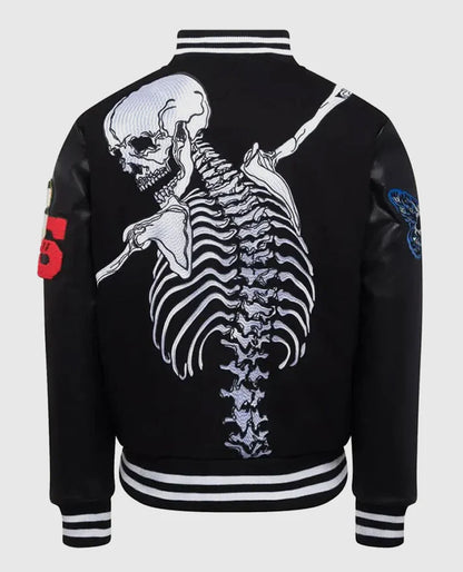 Godspeed Skull Rod Halloween Varsity Jacket