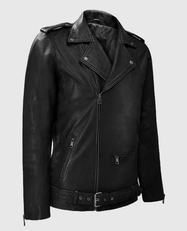 Men's Black Rutland Riding Leather Jacket