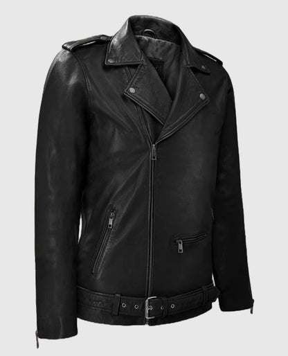 Men's Black Rutland Riding Leather Jacket