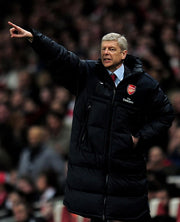 Arsene Wenger Long Black Puffer Coat