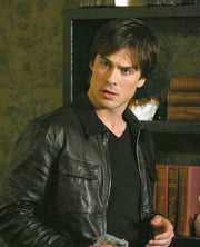 Damon Salvatore Leather Jacket
