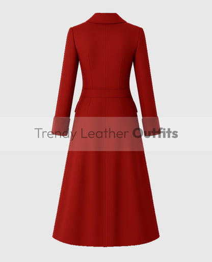 Princess Kate Middleton Red Coat