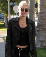 Miley Cyrus Leather Jacket