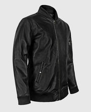 Men's Bomber MA-1 Leather Jacket