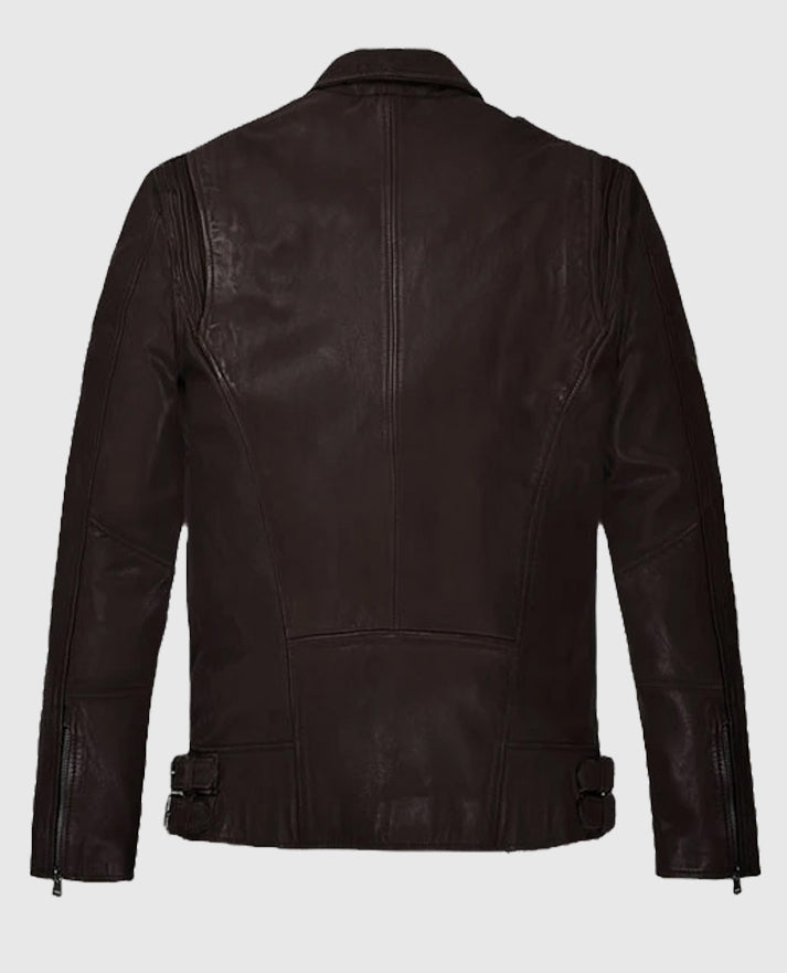 Men's Brown Falcon Rider Leather Jacket