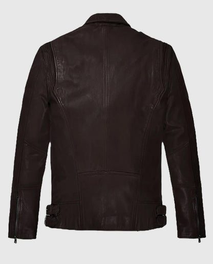 Men's Brown Falcon Rider Leather Jacket