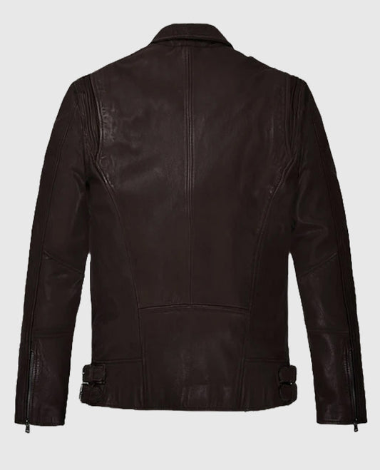 Men's Brown Falcon Rider Leather Jacket