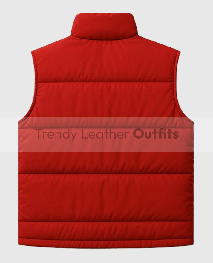 Back to the Future Marty McFly Puffer Vest Red