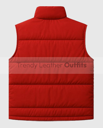 Back to the Future Marty McFly Puffer Vest Red