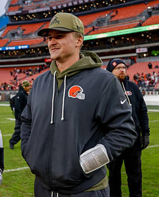 Cleveland Browns Bailey Zappe Full-Zip Hoodie