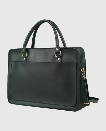 Multi Pockets Laptop Bag (Black)